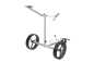 Preview: Lithium Elektro Golf Trolley Kolibri lago® K3, Edelbeschichtung in Titan-Optik, schnell-zerlegbar/-klappbar, mit Bergabfahrbremse, Fernbedienung als Option